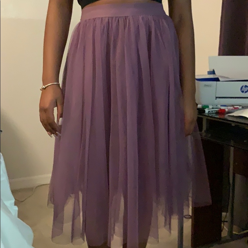 Purple skirt